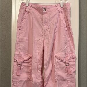 American Eagle Outfitters Pink Cargo Jeans